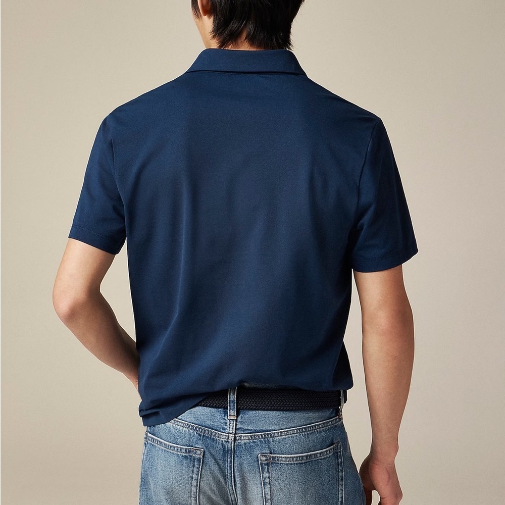J crew evening sky Performance piqué polo shirt - Picture 3 of 5